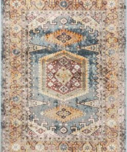 Well Woven Roswell Bohemian Eclectic Aztec Blue Rug