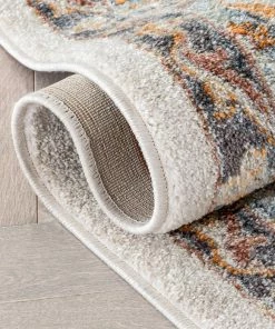 Well Woven Waco Bohemian Eclectic Floral Beige Rug Vintage