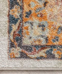 Well Woven Waco Bohemian Eclectic Floral Beige Rug Vintage