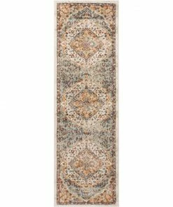 Well Woven Waco Bohemian Eclectic Floral Beige Rug Vintage