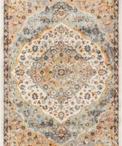 Well Woven Waco Bohemian Eclectic Floral Beige Rug Vintage