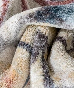 Well Woven Lissa Bohemian Eclectic Floral Blue Rug