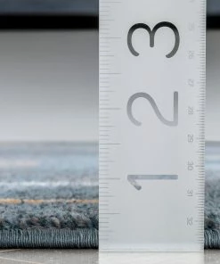 Well Woven Estes Vintage Abstract Stripes Dark Blue Rug