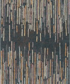 Well Woven Estes Vintage Abstract Stripes Dark Blue Rug