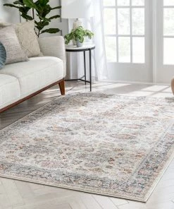 Well Woven Parker Vintage Bohemian Oriental Ivory Rug
