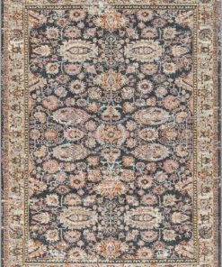 Well Woven Parker Vintage Bohemian Oriental Dark Blue Rug