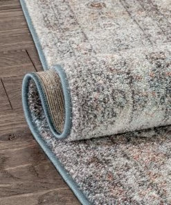 Well Woven Salida Vintage Oriental Botanical Border Black Grey Rug 14 Well Woven Salida Vintage Oriental Botanical Border Black Grey Rug