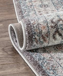 Well Woven Global Salida Vintage Oriental Botanical Border Grey Rug 14 Well Woven Global Salida Vintage Oriental Botanical Border Grey Rug