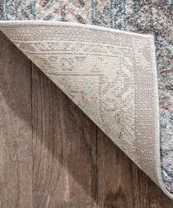 Well Woven Global Salida Vintage Oriental Botanical Border Grey Rug 13 Well Woven Global Salida Vintage Oriental Botanical Border Grey Rug