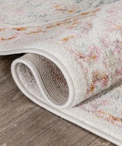 Well Woven Elaine Vintage Bohemian Panel Ivory Green Rug