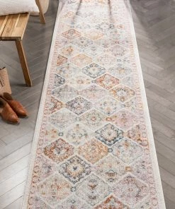 Well Woven Elaine Vintage Bohemian Panel Ivory Green Rug