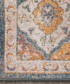 Well Woven Global Elaine Vintage Bohemian Panel Blue Rug