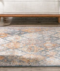 Well Woven Global Elaine Vintage Bohemian Panel Blue Rug