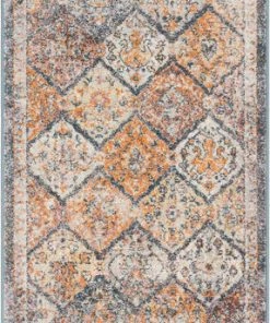 Well Woven Global Elaine Vintage Bohemian Panel Blue Rug