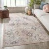 Well Woven Elaine Vintage Bohemian Panel Grey Ivory Rug