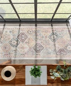 Well Woven Elaine Vintage Bohemian Panel Grey Ivory Rug