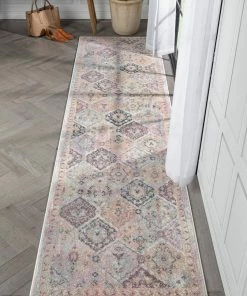 Well Woven Elaine Vintage Bohemian Panel Grey Ivory Rug