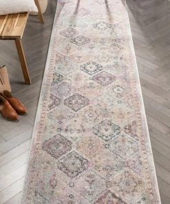 Well Woven Elaine Vintage Bohemian Panel Grey Ivory Rug