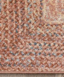 Well Woven Chindi Bohemian Vintage Solid & Striped Multi-Color Blush Yellow Braided Pattern Rug