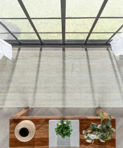 Well Woven Chindi Bohemian Vintage Solid & Striped Multi-Color Green Ivory Braided Pattern Rug