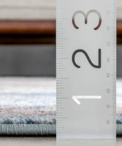 Well Woven Encino Global Vintage Medallion Light Blue Rug