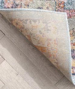 Well Woven Encino Global Vintage Medallion Light Blue Rug