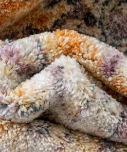 Well Woven Encino Global Vintage Medallion Light Blue Rug