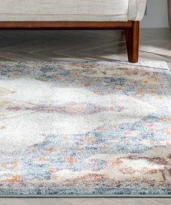 Well Woven Mesilla Bohemian Aztec Tribal Light Blue Rug Global