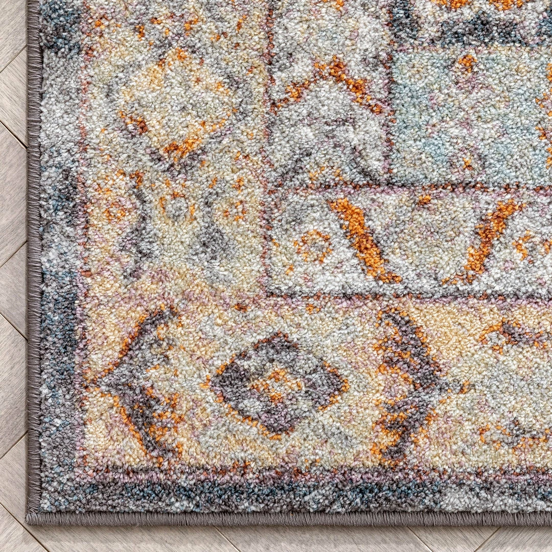 Well Woven Virden Bohemian Eclectic Tribal Aztec Blue Rug 4 Well Woven Virden Bohemian Eclectic Tribal Aztec Blue Rug