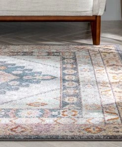 Well Woven Virden Bohemian Eclectic Tribal Aztec Blue Rug 21 Well Woven Virden Bohemian Eclectic Tribal Aztec Blue Rug