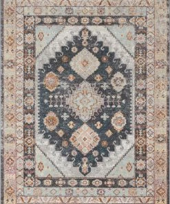 Well Woven Virden Bohemian Eclectic Tribal Aztec Blue Rug