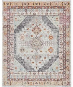 Well Woven Virden Bohemian Eclectic Tribal Aztec Grey Rug