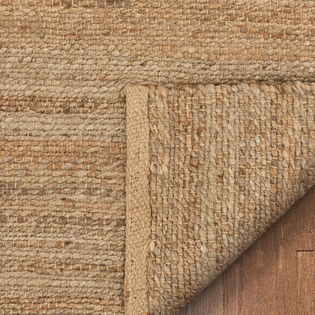 Well Woven Jute + Natural Laylani Farmhouse Jute Rug Hand-Braided Basket Weave Jute Rug Solid Pattern Natural/Gray Color 3 Well Woven Jute + Natural Laylani Farmhouse Jute Rug Hand-Braided Basket Weave Jute Rug Solid Pattern Natural/Gray Color