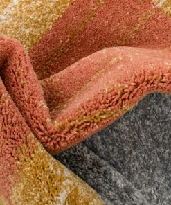 Well Woven Tango Mid-Century Modern Geometric Squares Multi Distressed High-Low Rug