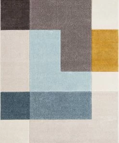 Well Woven Constance Multi Contemporary Geometric Blocks Rug By Chill Rugs