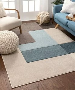 Well Woven Constance Multi Contemporary Geometric Blocks Rug By Chill Rugs