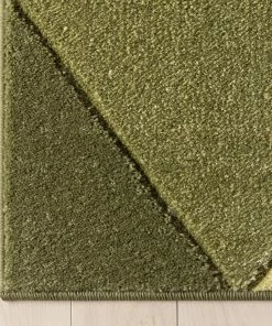 Well Woven Rita Glam Geometric Triangles Green High-Low Rug