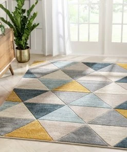Well Woven Rita Multi Mid-Century Modern Geometric Rug