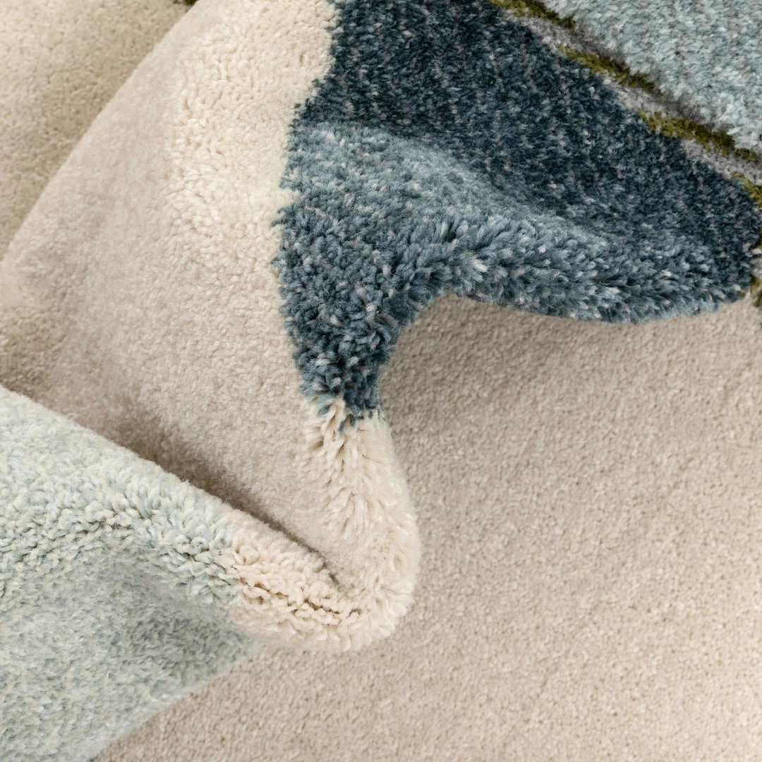 Well Woven Rumba Mid-Century Modern Geometric Diamond Shapes Multi Distressed High-Low Rug 5 Well Woven Rumba Mid-Century Modern Geometric Diamond Shapes Multi Distressed High-Low Rug