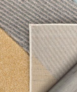 Well Woven Alma Mid-Century Modern Geometric Triangle Pattern Multi Distressed High-Low Rug