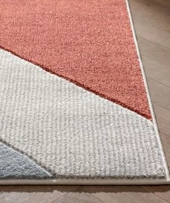 Well Woven Alma Mid-Century Modern Geometric Triangle Pattern Multi-Color Distressed High-Low Rug 16 Well Woven Alma Mid-Century Modern Geometric Triangle Pattern Multi-Color Distressed High-Low Rug