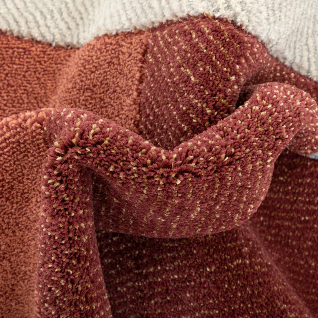 Well Woven Alma Mid-Century Modern Geometric Triangle Pattern Multi-Color Distressed High-Low Rug 5 Well Woven Alma Mid-Century Modern Geometric Triangle Pattern Multi-Color Distressed High-Low Rug