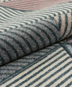 Well Woven Lela Mid-Century Modern Geometric Traingle & Lines Multi Distressed High-Low Rug 14 Well Woven Lela Mid-Century Modern Geometric Traingle & Lines Multi Distressed High-Low Rug