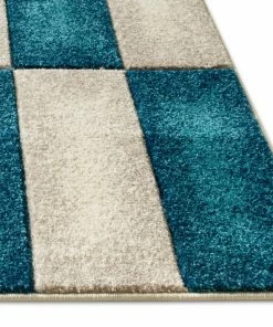 Well Woven Poppy Blue Modern Rug