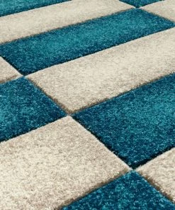 Well Woven Poppy Blue Modern Rug