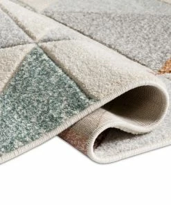 Well Woven 3'x5' Clark Cream Mid-Century Modern Rug