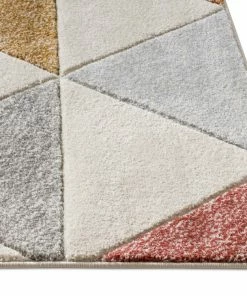 Well Woven 3'x5' Clark Cream Mid-Century Modern Rug