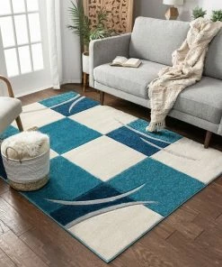 Well Woven Joy Blue Modern Rug