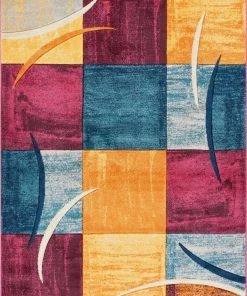 Well Woven Geometric Joy Multi Modern Rug 5'3" X 7'3"