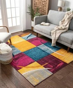 Well Woven Geometric Joy Multi Modern Rug 5'3